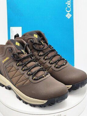 Columbia Transverse Hike Waterproof Boots Men’s Size 12 Cordovan Brown Hiking